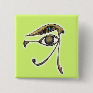 Bóton Quadrado 5.08cm Utchat - Amulet of Protection