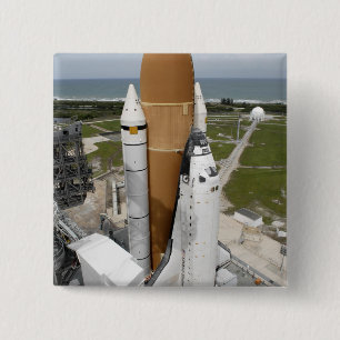 Bóton Quadrado 5.08cm Vaivém espacial Atlantis