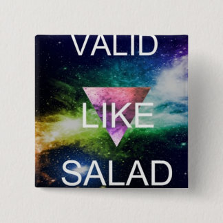 Bóton Quadrado 5.08cm válido como a salada: *