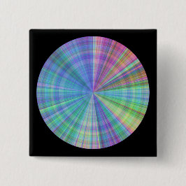 Bóton Quadrado 5.08cm variantes coloridas intensas da roda de cores