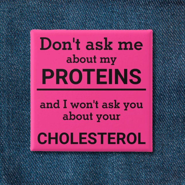 Bóton Quadrado 5.08cm Vegan - não me pergunte sobre minha diversão prote (Criador carregado)