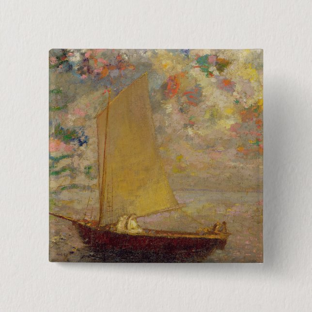 Bóton Quadrado 5.08cm Veleiro (Frente)