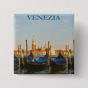 Bóton Quadrado 5.08cm Veneza Itália