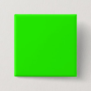 Bóton Quadrado 5.08cm Verde Limão