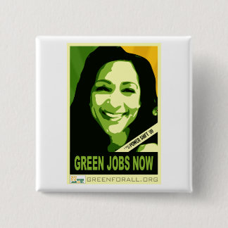 Bóton Quadrado 5.08cm Verde para todo o botão