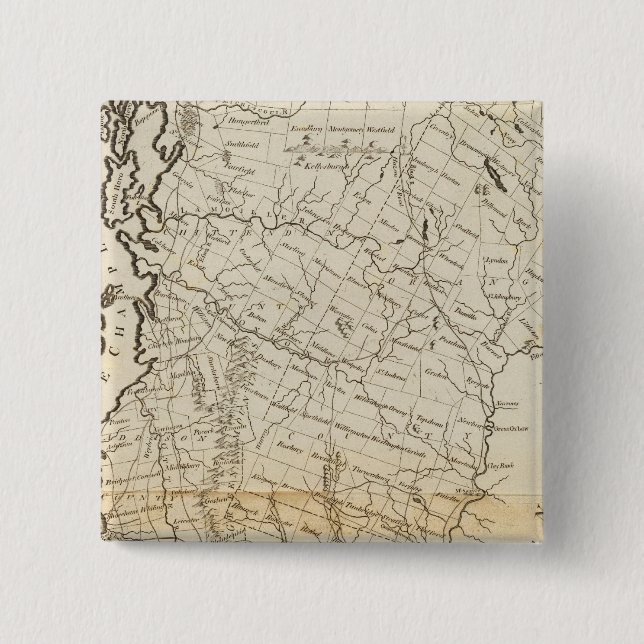 Bóton Quadrado 5.08cm Vermont 7 (Frente)