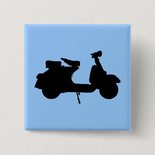 Bóton Quadrado 5.08cm Vespa