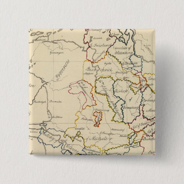 Bóton Quadrado 5.08cm Vestefália (Frente)