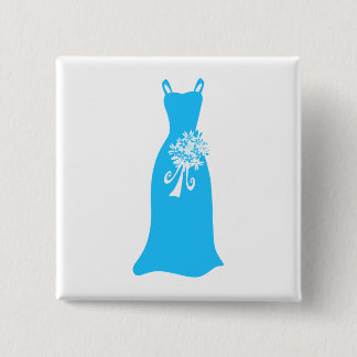 Bóton Quadrado 5.08cm Vestido da dama de honra