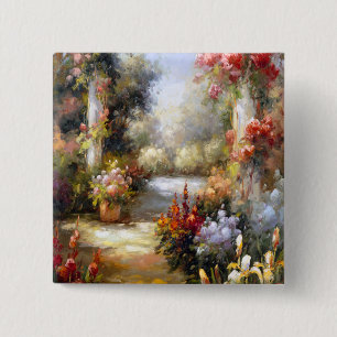 Bóton Quadrado 5.08cm Viagem nostálgica mim