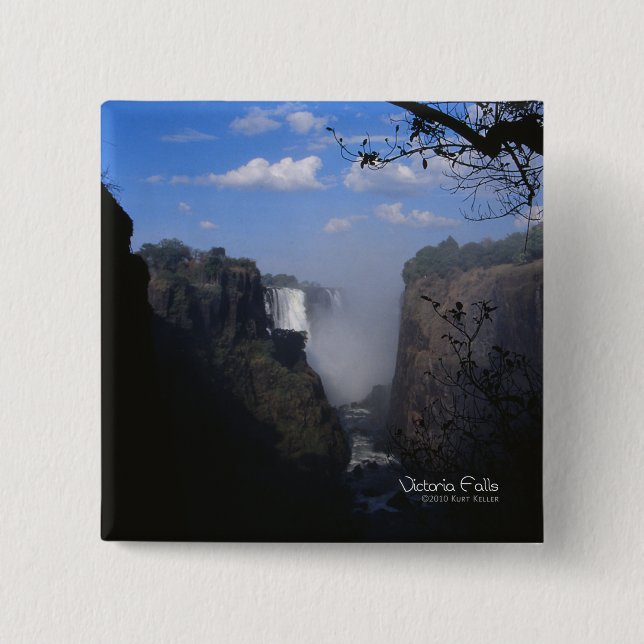 Bóton Quadrado 5.08cm Victoria Falls 1 (Frente)