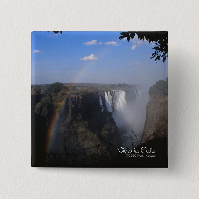 Bóton Quadrado 5.08cm Victoria Falls 2 (Frente)