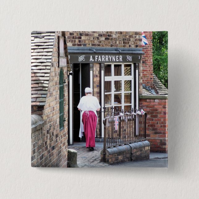 BÓTON QUADRADO 5.08CM VICTORIAN ENGLAND (Frente)