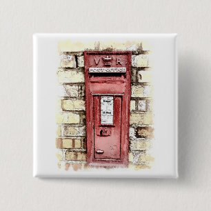 BÓTON QUADRADO 5.08CM VICTORIAN ENGLAND