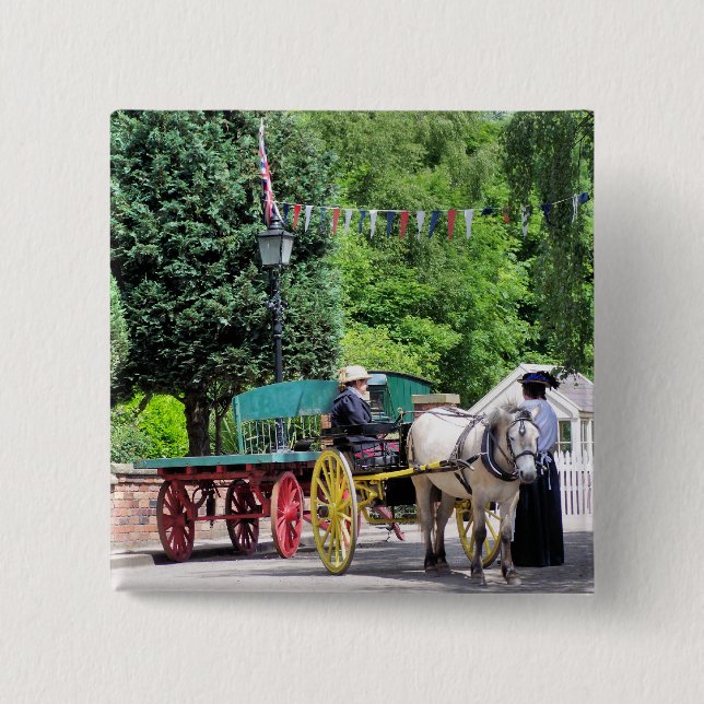 BÓTON QUADRADO 5.08CM VICTORIAN ENGLAND (Frente)