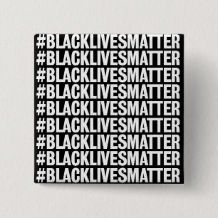 Bóton Quadrado 5.08cm Vidas Negras Importam