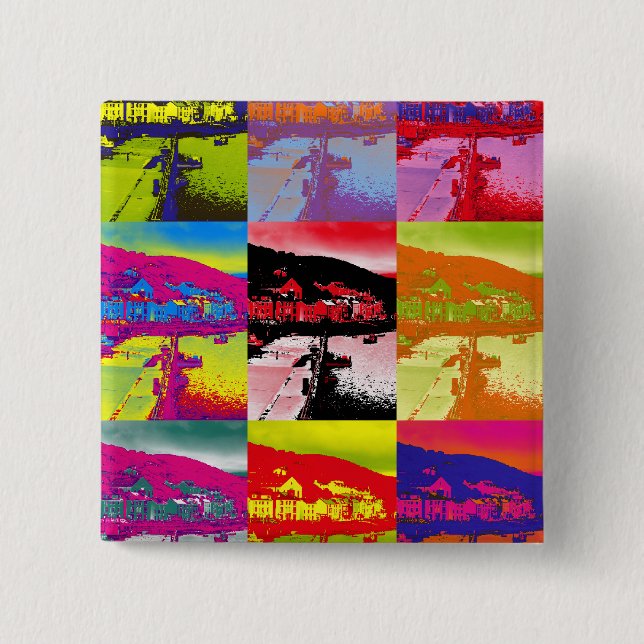 BÓTON QUADRADO 5.08CM VILAGENS DE PAREDES (Frente)