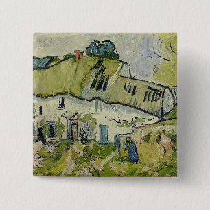 Bóton Quadrado 5.08cm Vincent van Gogh a fazenda no verão, 1890