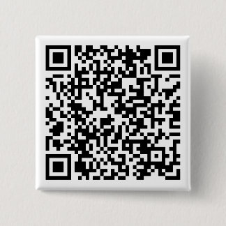 Bóton Quadrado 5.08cm Vinheta quadrado personalizada de URL personalizad