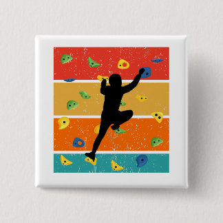 Bóton Quadrado 5.08cm Vintage Indoor Rock Escalting