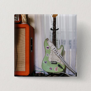 Bóton Quadrado 5.08cm Violão Acústico Incrível