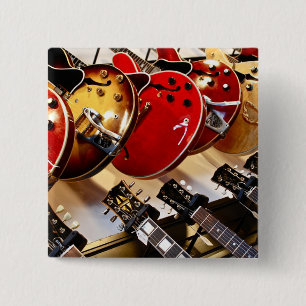 Bóton Quadrado 5.08cm Violão Acústico Maravilhoso