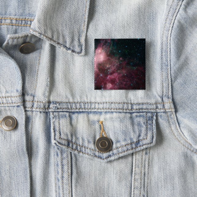 Bóton Quadrado 5.08cm Visão Infravermelho Mostrando O Nascimento E A Mor (In Situ)