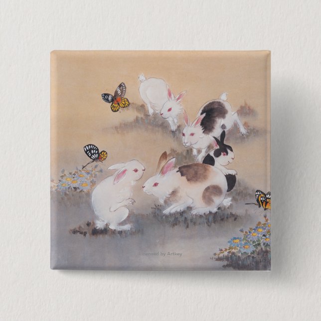 Bóton Quadrado 5.08cm Visita de estudo (Frente)