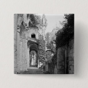 Bóton Quadrado 5.08cm Vista da igreja, c.1052-67