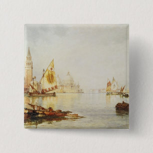 Bóton Quadrado 5.08cm Vista de Veneza
