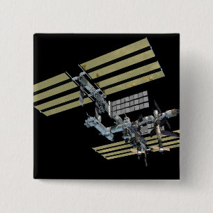 Bóton Quadrado 5.08cm Vista gerada por computador 11