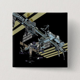 Bóton Quadrado 5.08cm Vista gerada por computador 12