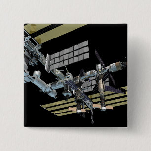 Bóton Quadrado 5.08cm Vista gerada por computador 15