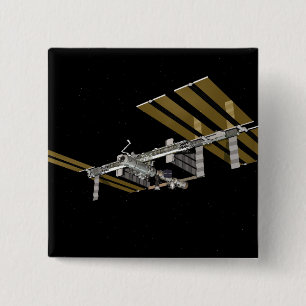 Bóton Quadrado 5.08cm Vista gerada por computador 25