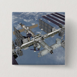 Bóton Quadrado 5.08cm Vista gerada por computador 4