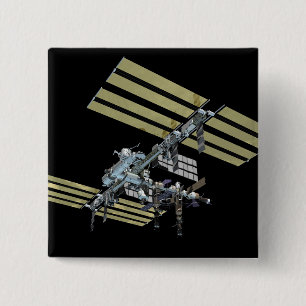 Bóton Quadrado 5.08cm Vista gerada por computador 9