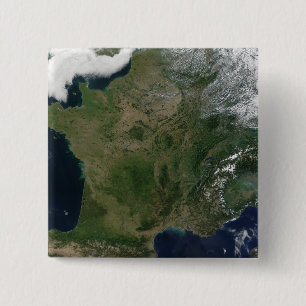 Bóton Quadrado 5.08cm Vista satélite de France