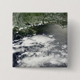 Bóton Quadrado 5.08cm Vista satélite do óleo que escapa 2