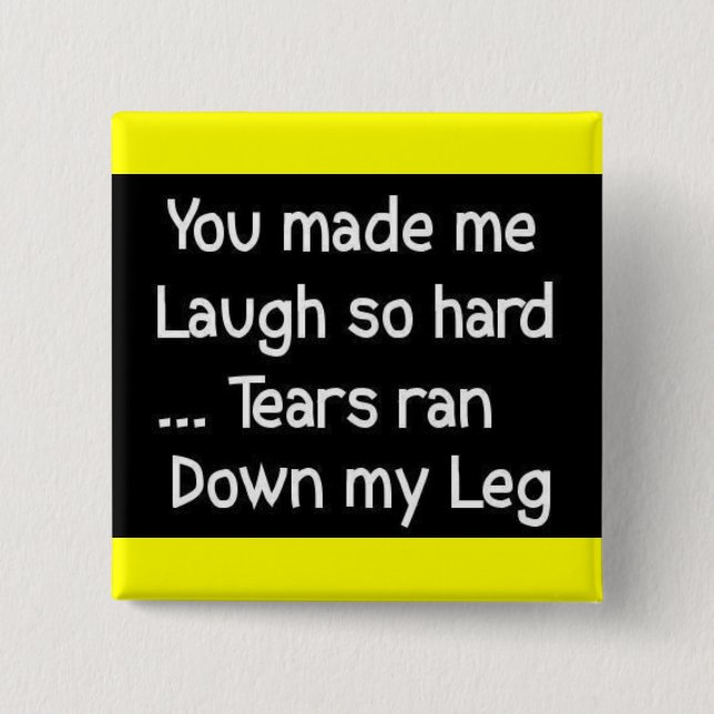 BÓTON QUADRADO 5.08CM VOCÊ FEZ LÁGRIMAS DE DURO CHEIAS DESCENDENTES ENGR (Frente)