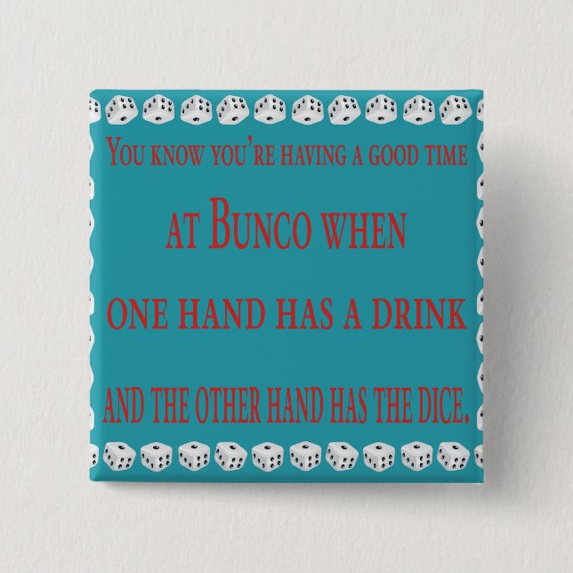 Bóton Quadrado 5.08cm você sabe que você está tendo uma boa estadia (Frente)