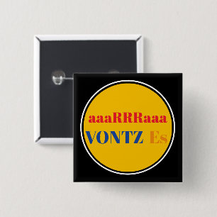 Bóton Quadrado 5.08cm Vontz É Botão