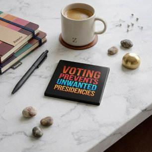 Bóton Quadrado 5.08cm Votação Evita Presidências Indesejadas Eleição