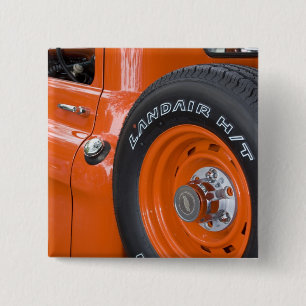 Bóton Quadrado 5.08cm WA, Seattle, recolhimento clássico