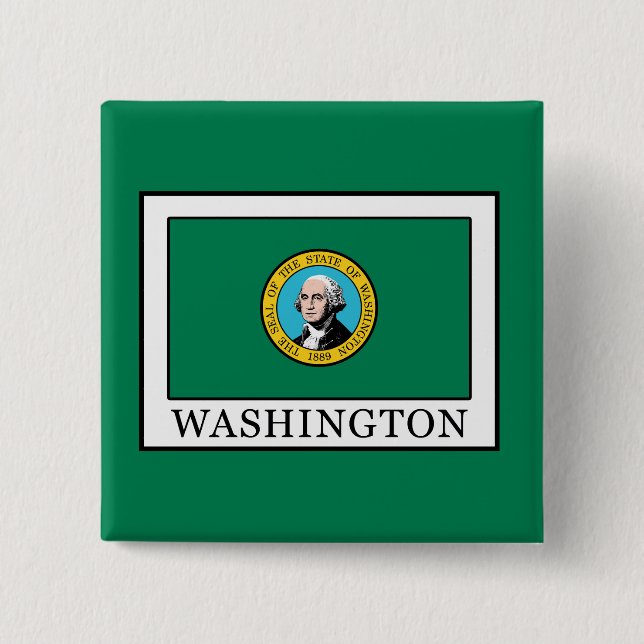 Bóton Quadrado 5.08cm Washington (Frente)