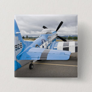 Bóton Quadrado 5.08cm Washington, Olympia, airshow militar. 3