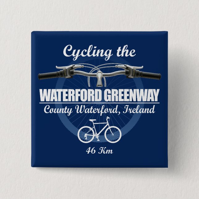 Bóton Quadrado 5.08cm Waterford Greenway (H2) (Frente)