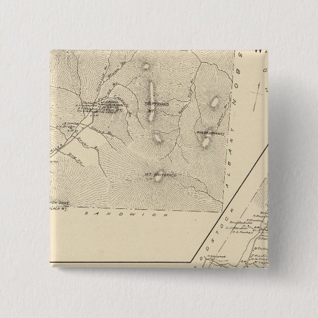 Bóton Quadrado 5.08cm Waterville, Thornton (Frente)