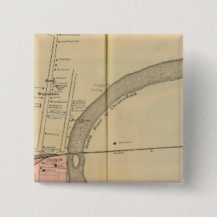 Bóton Quadrado 5.08cm Waynesboro, North Waynesboro, Waynesboro Junction