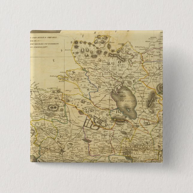 Bóton Quadrado 5.08cm West Fife (Frente)