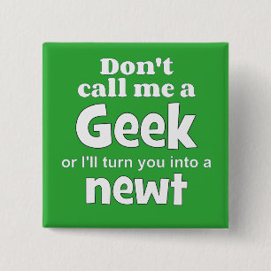 Bóton Quadrado 5.08cm Wf do newt do geek